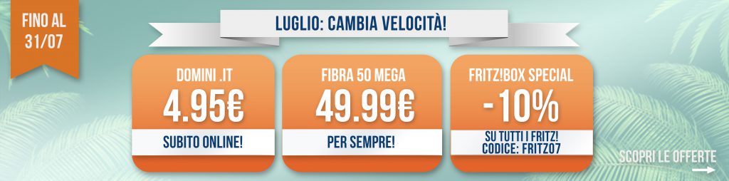 Offerte Ehiweb luglio 2017